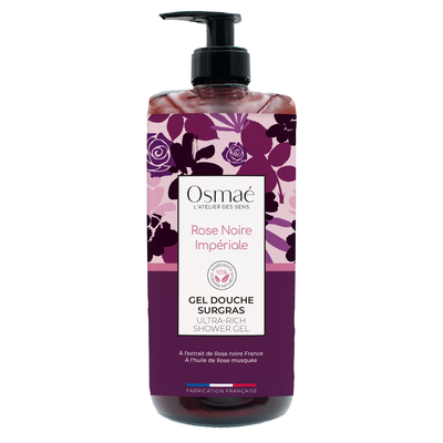 Image Osmaé Rose Noire Impériale Gel Douche 1L