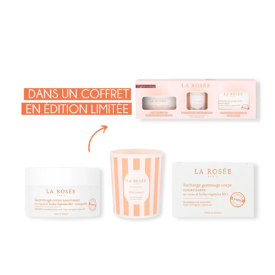 Image LA ROSEE COFFRET GOMMAGE CORPS