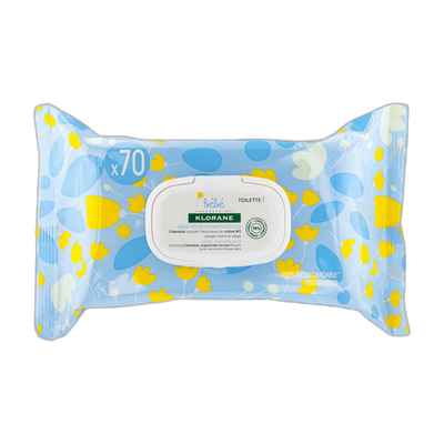Image KLORANE LINGETTES NETTOYANTES